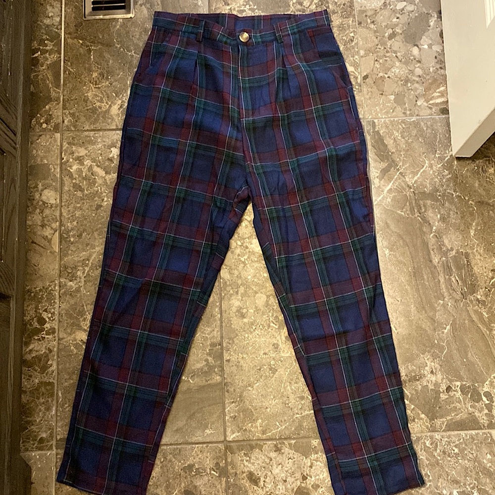 Plaid pants